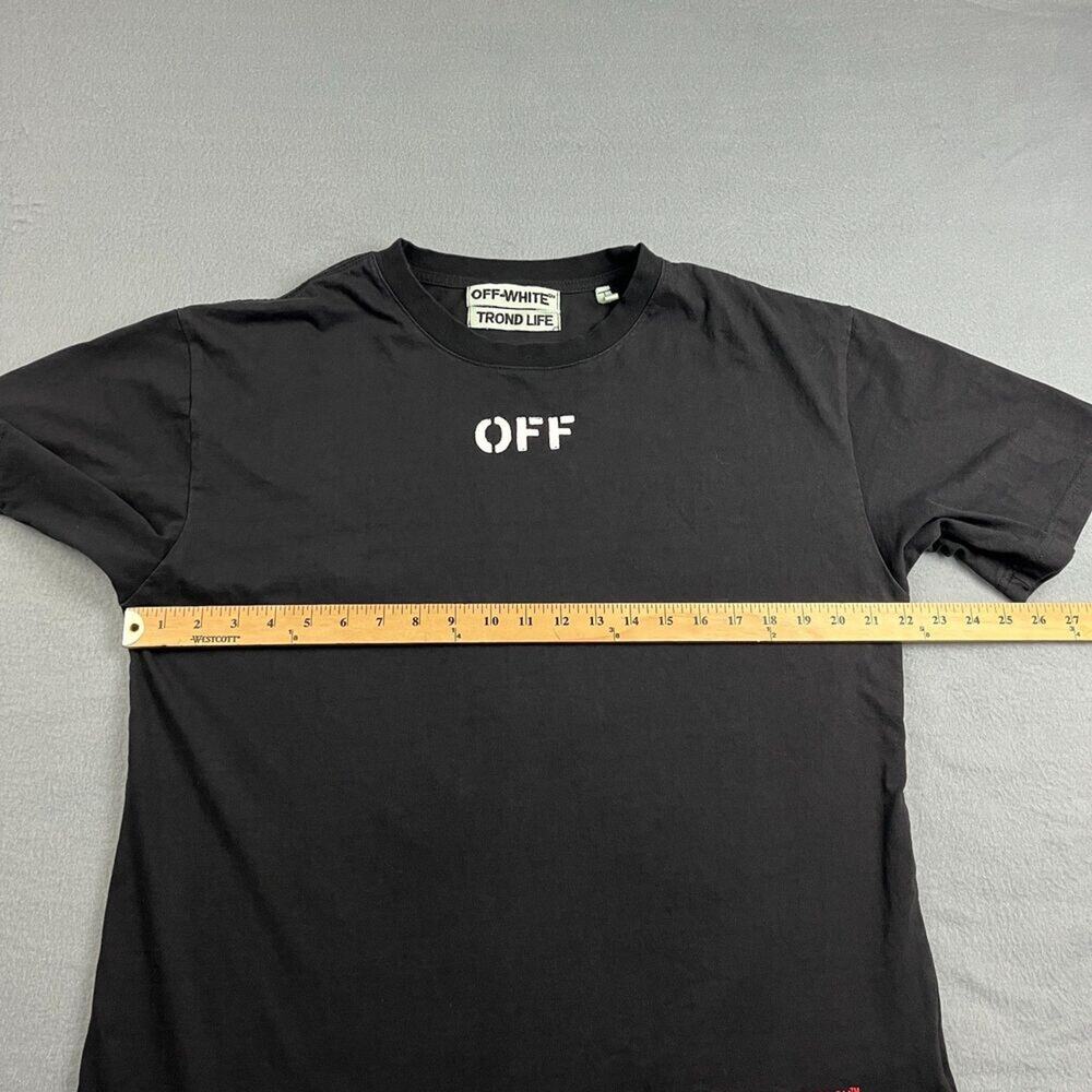 Off-White c/o Virgil Abloh Windows Singapore T-Shirt Black Graphic Men's Large - Picture 3 of 9